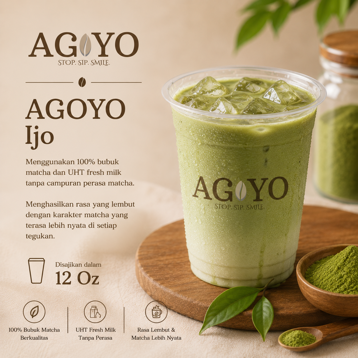 AGOYO Ijo - Matcha Latte Premium